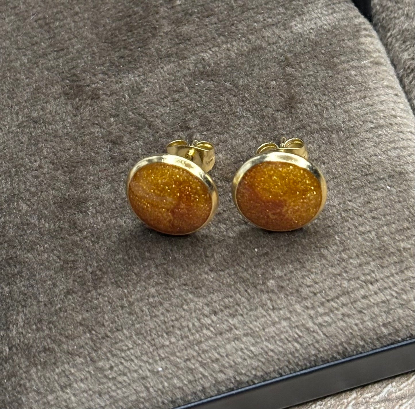 Boucles d’oreilles dorées