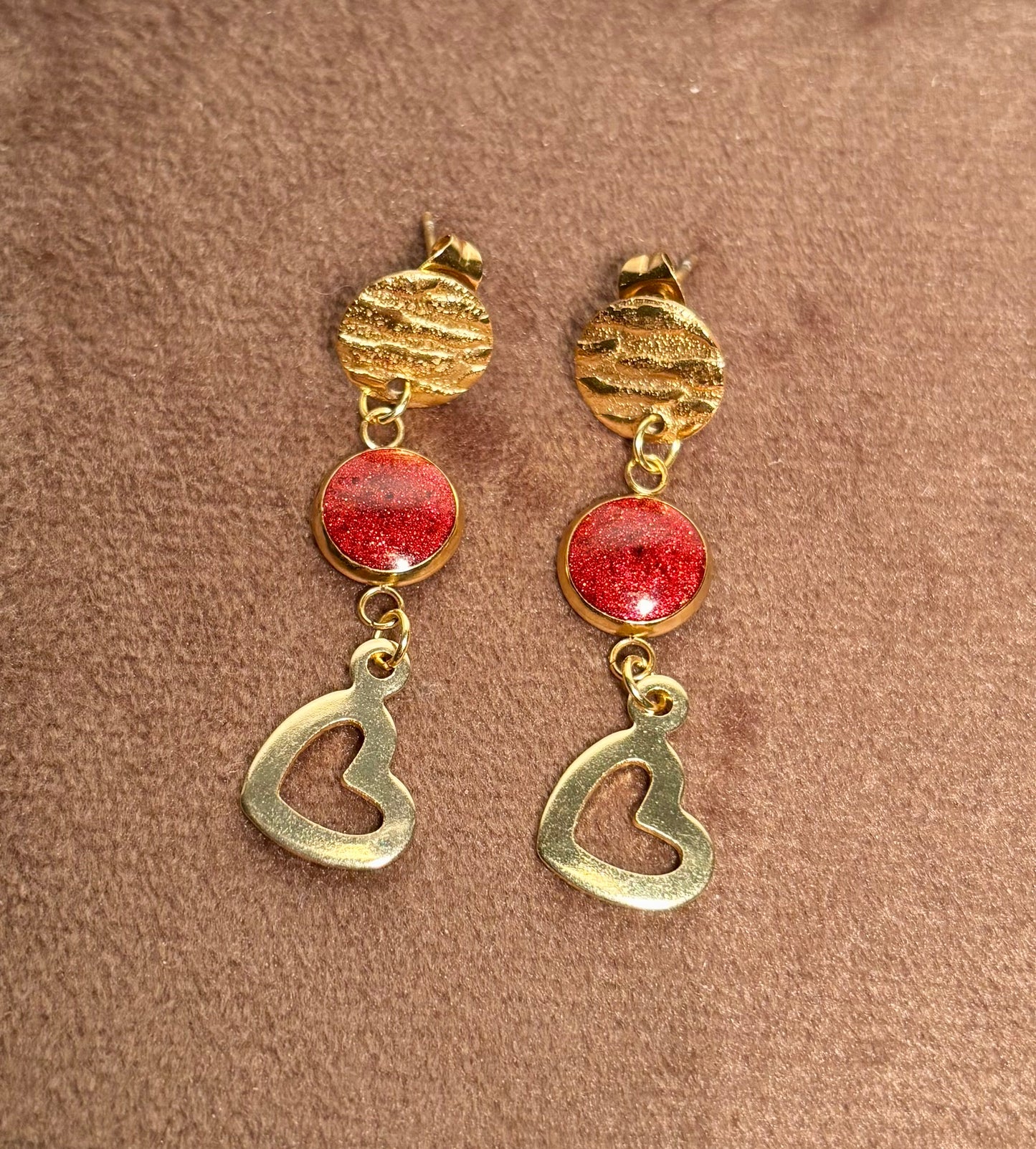 Boucles d’oreilles cœur