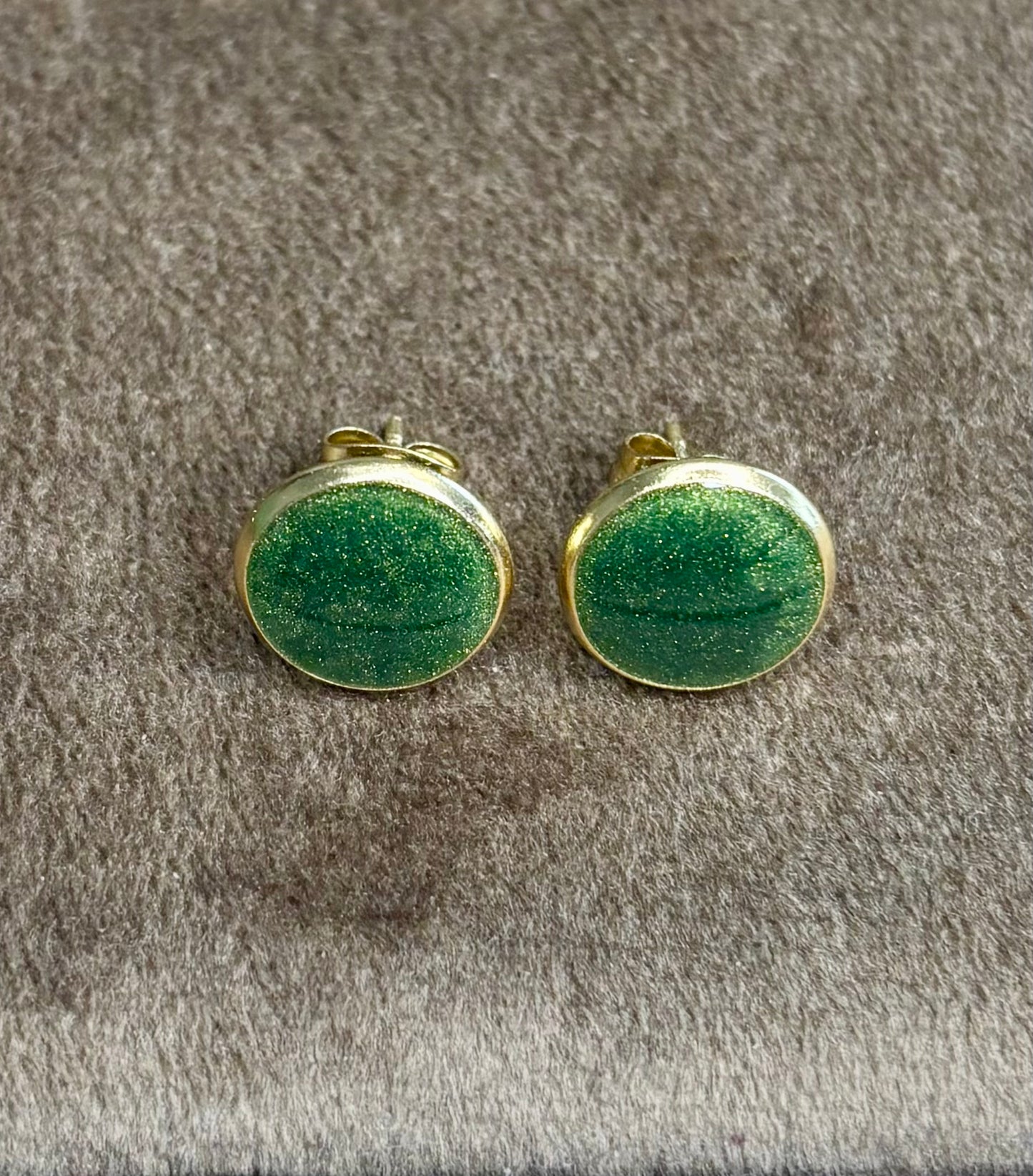 Boucles d’oreilles vertes