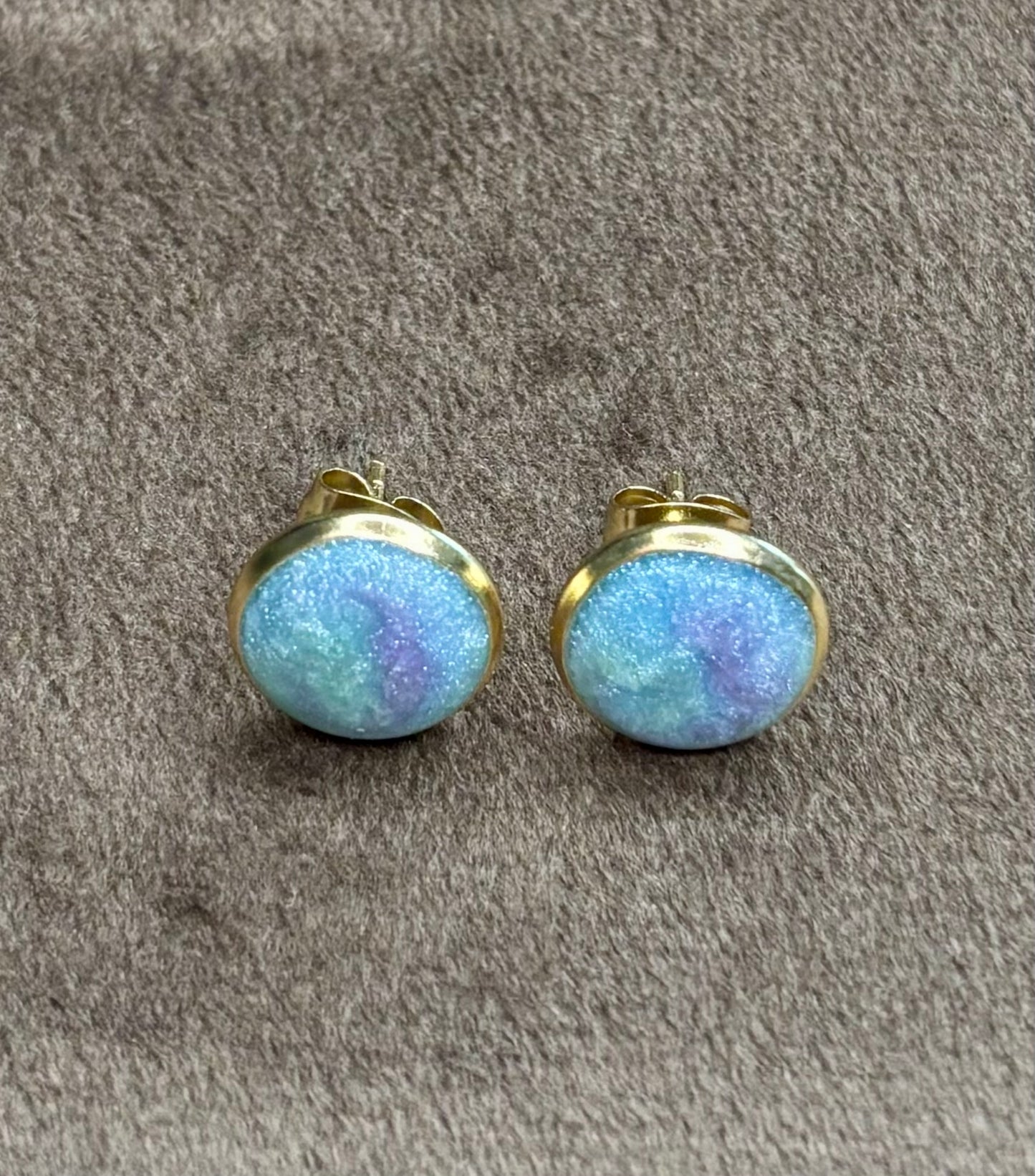 Boucles d’oreilles tricolore