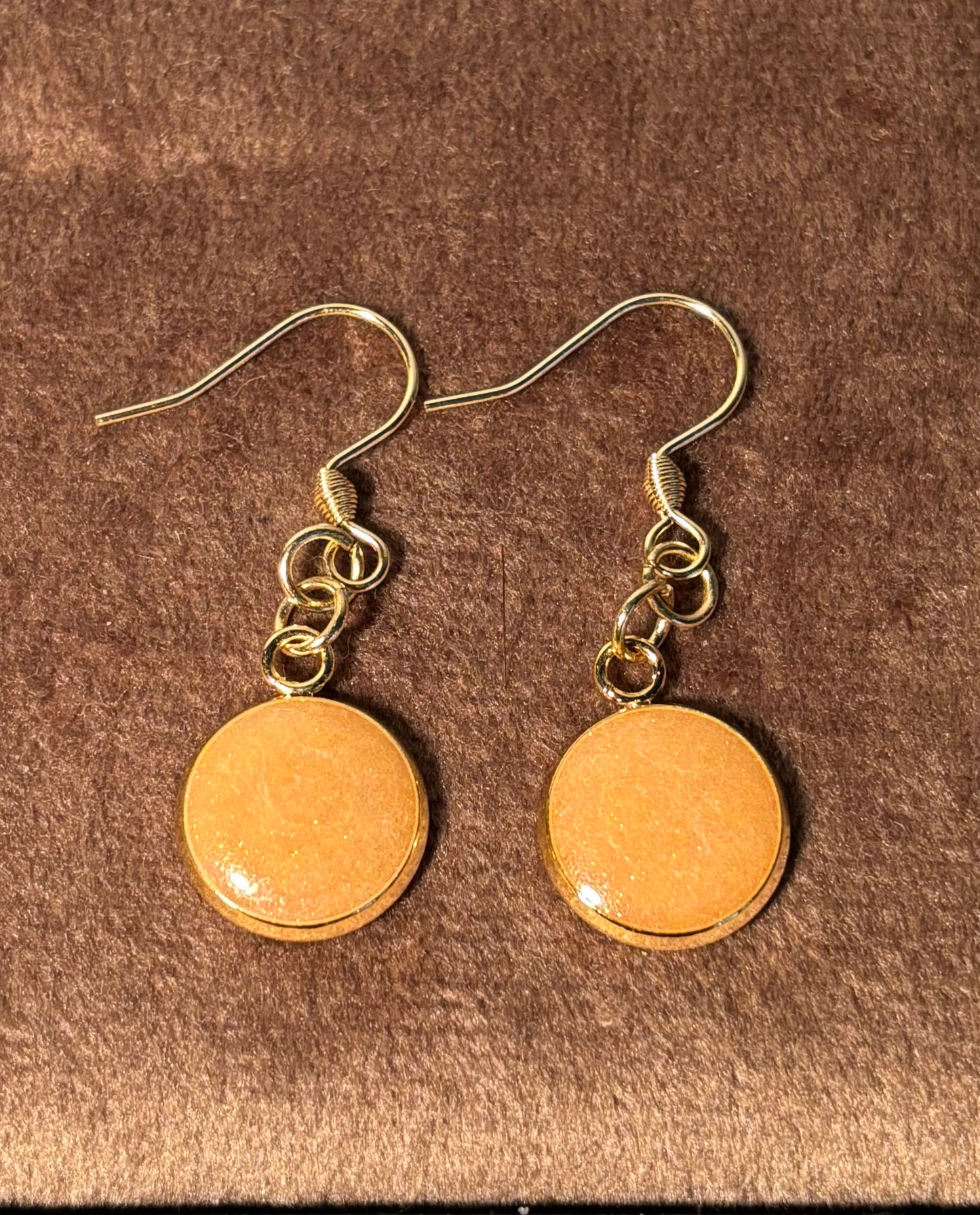 Boucles d’oreilles pendantes corail
