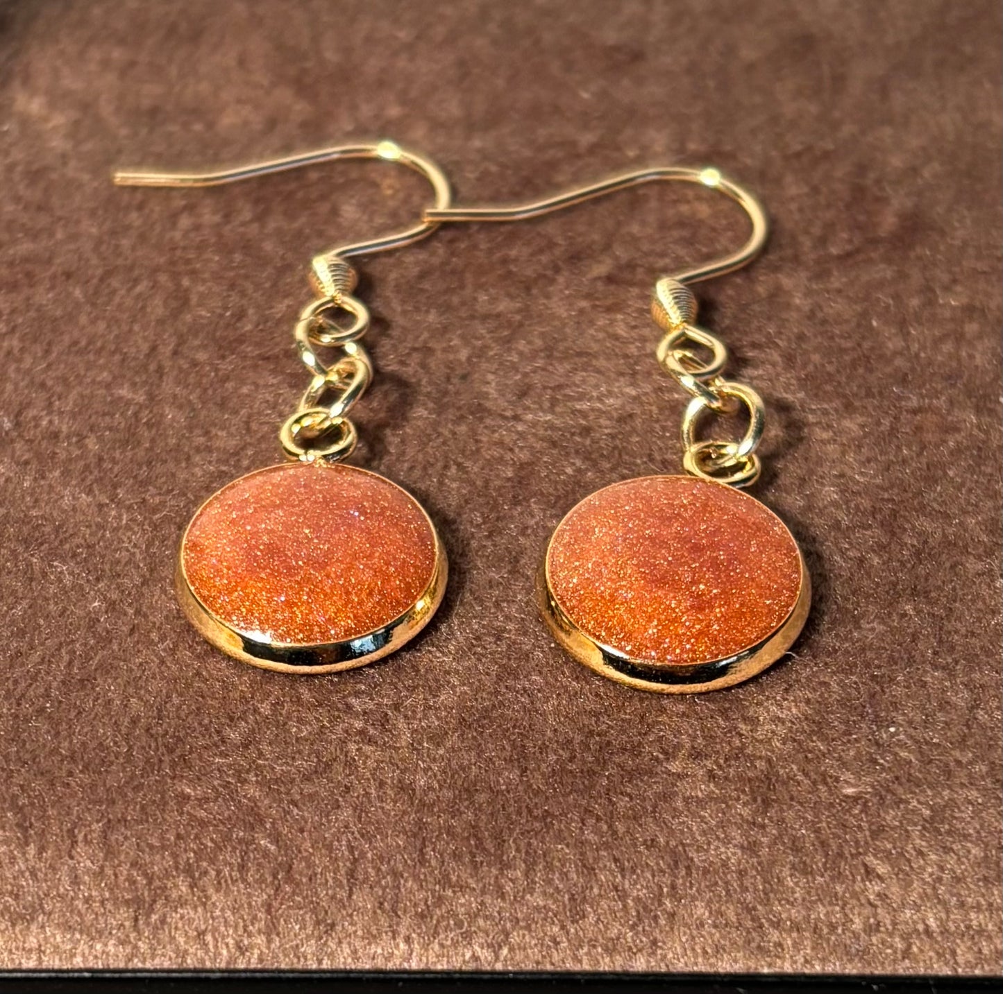 Boucles d’oreilles pendantes bronze