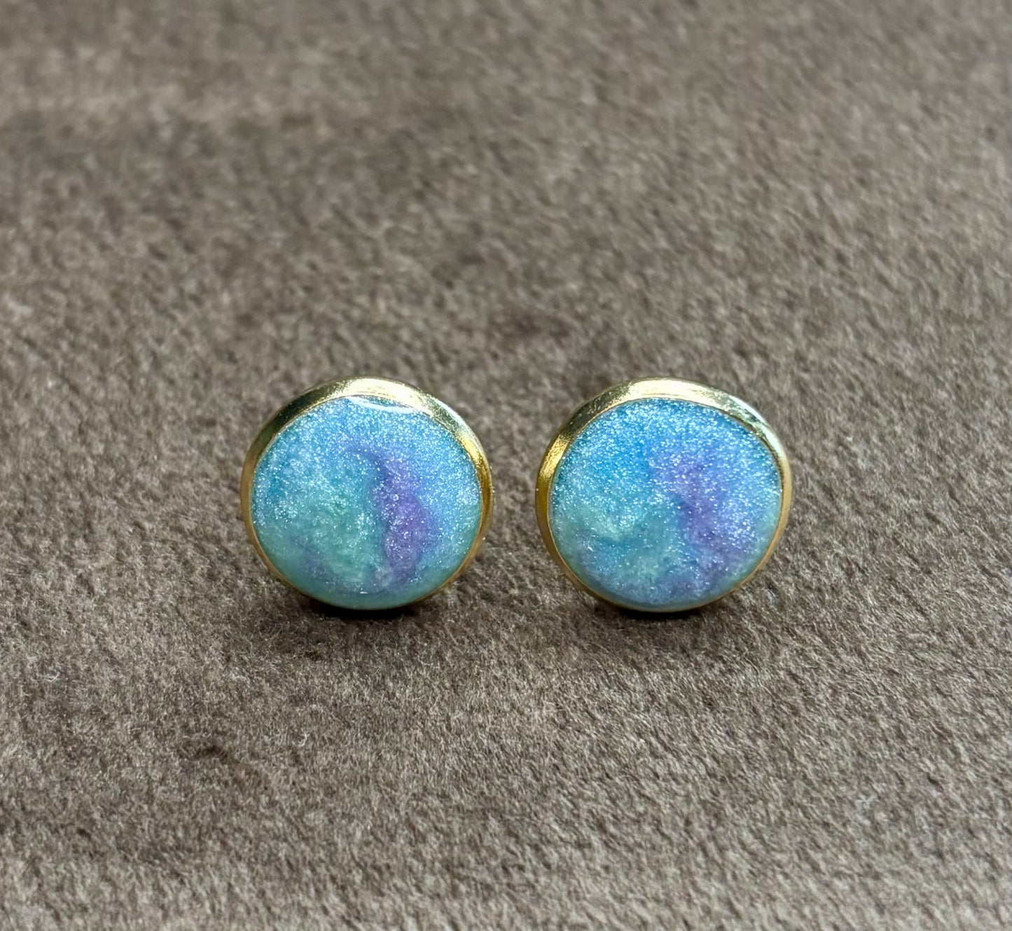 Boucles d’oreilles tricolore
