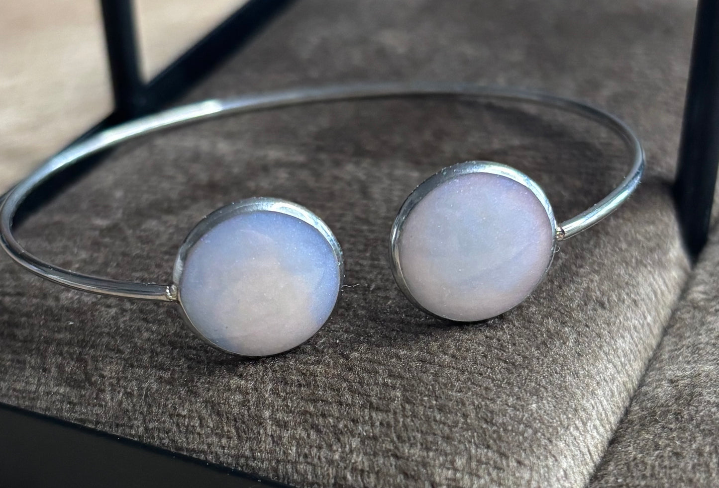 Bracelet argentée perle