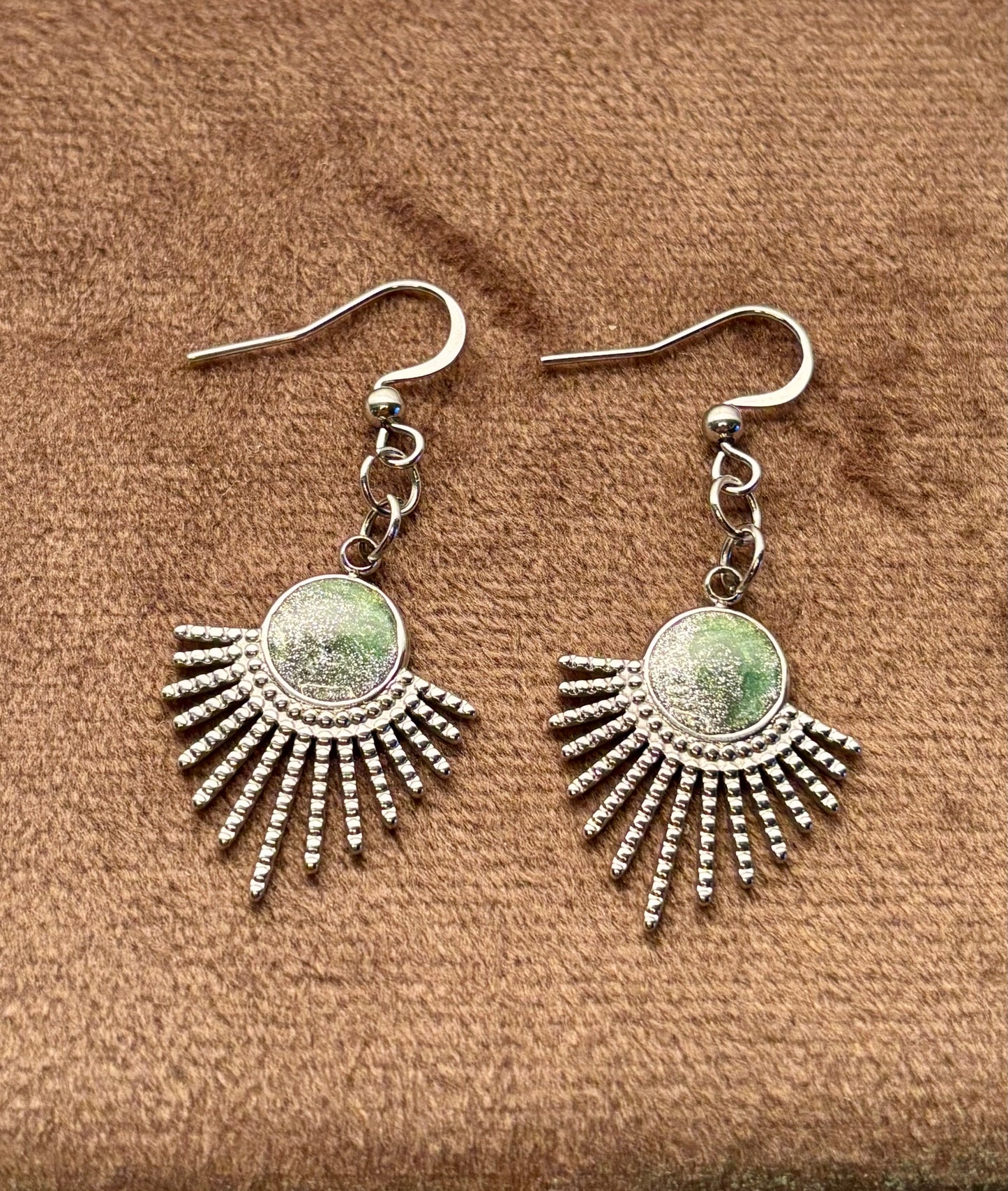 Boucles d’oreilles soleil #3