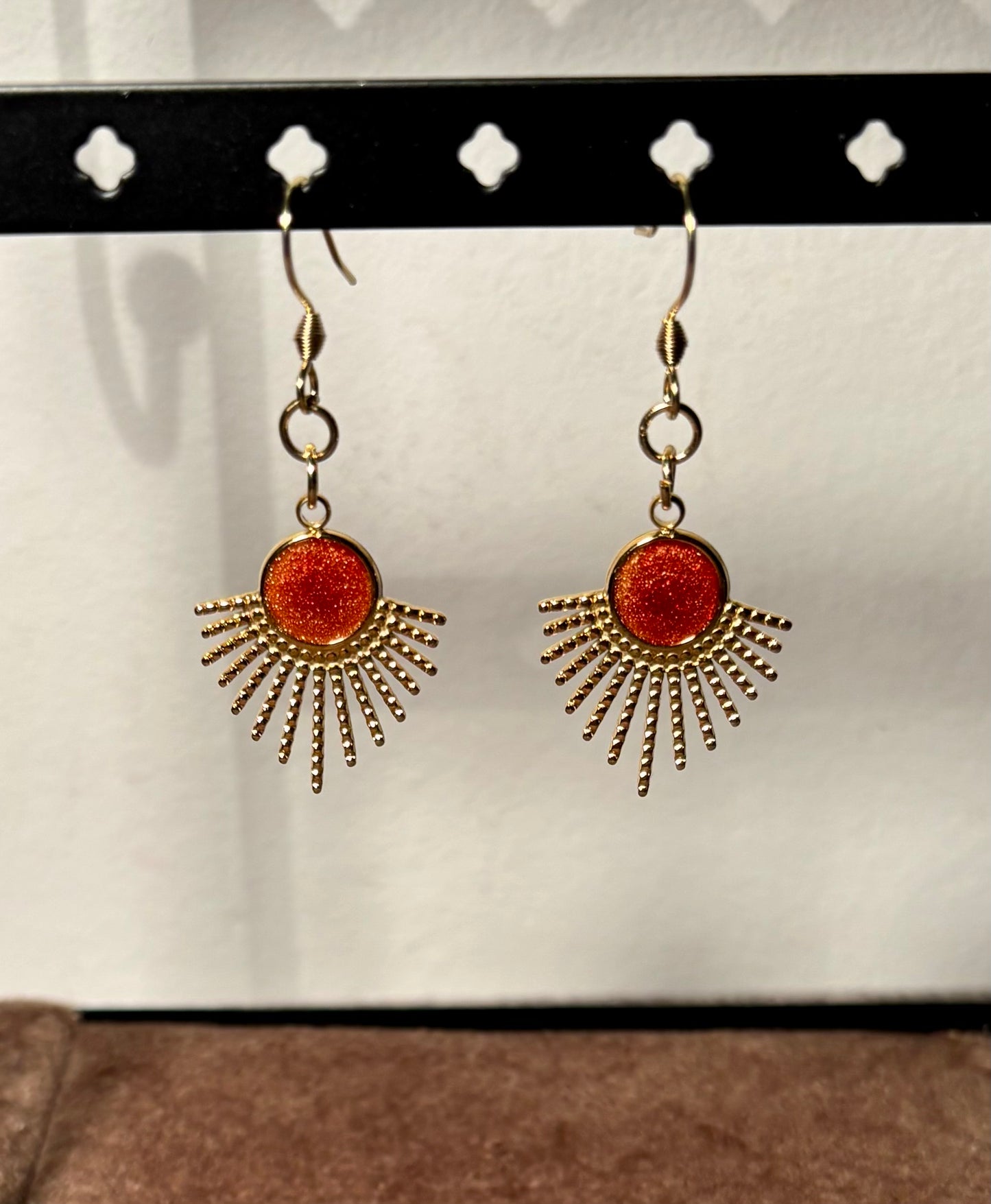 Boucles d’oreilles soleil #5