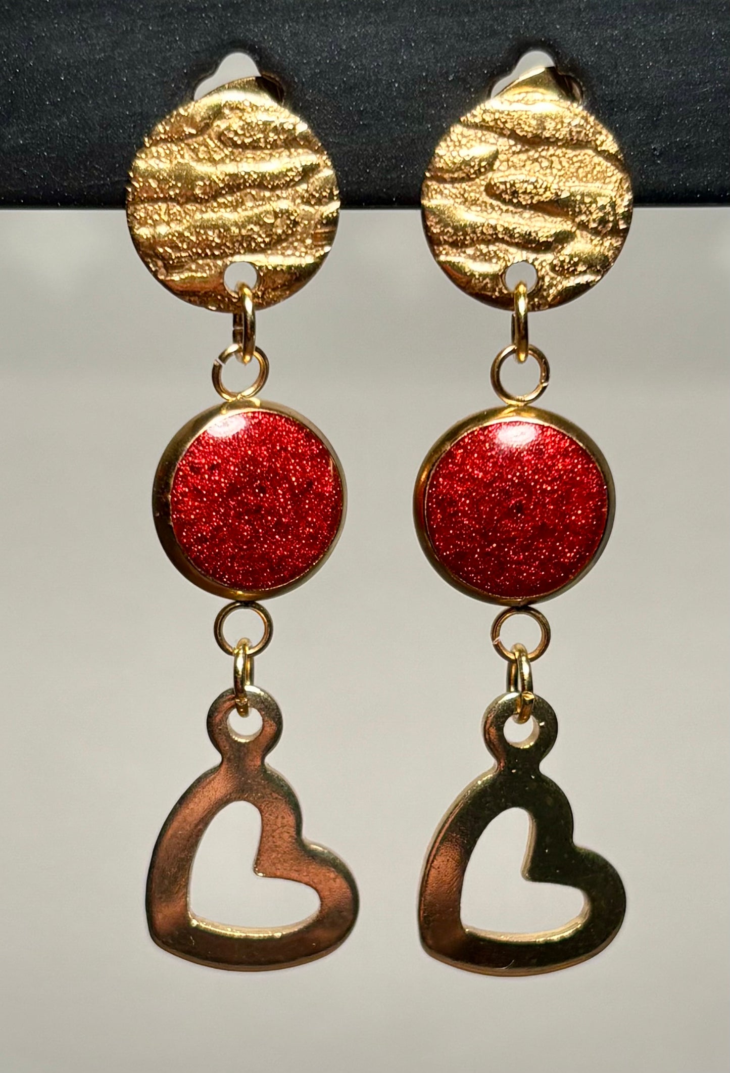 Boucles d’oreilles cœur