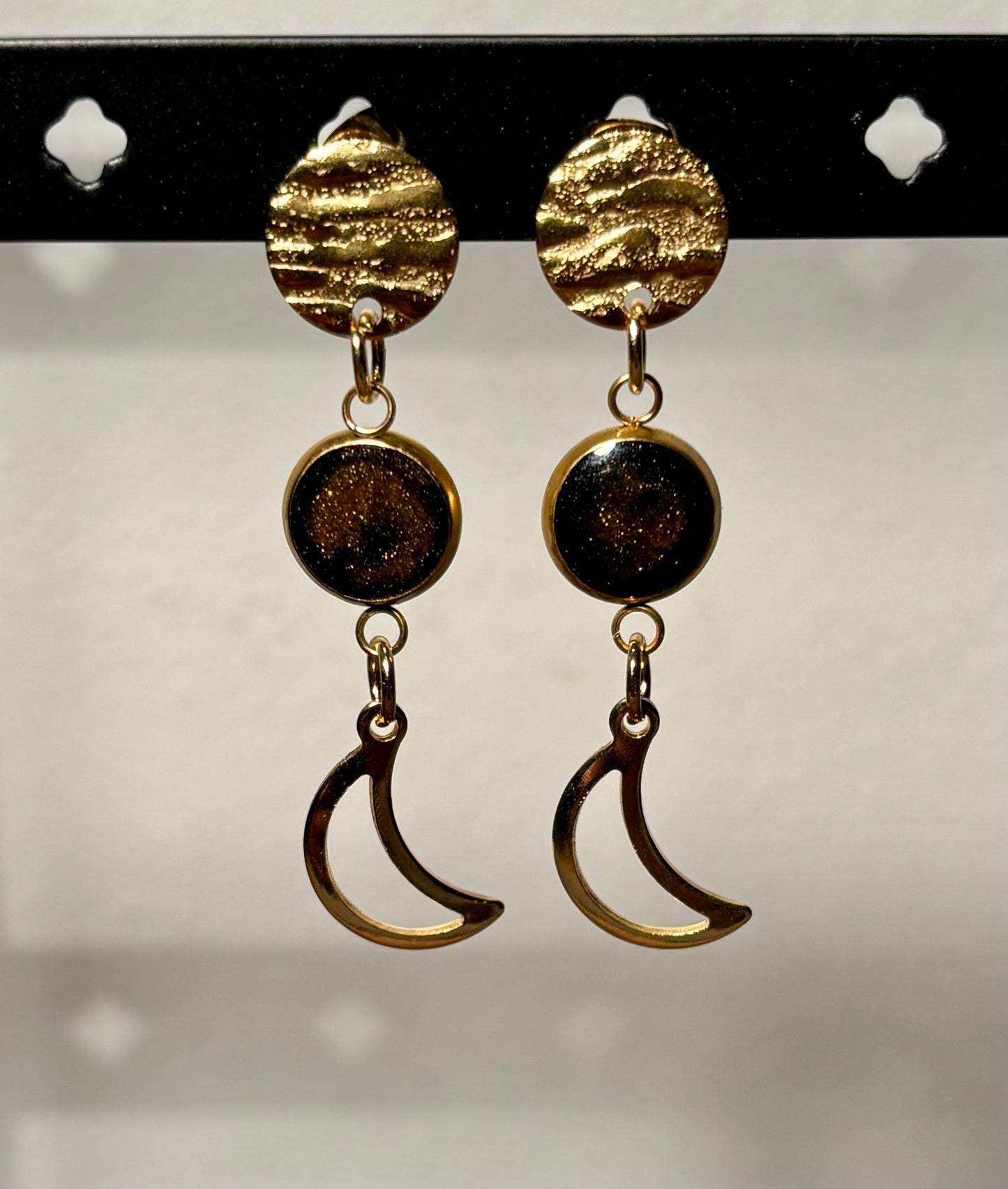 Boucles d’oreilles Lune