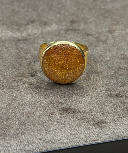 Bague dorée