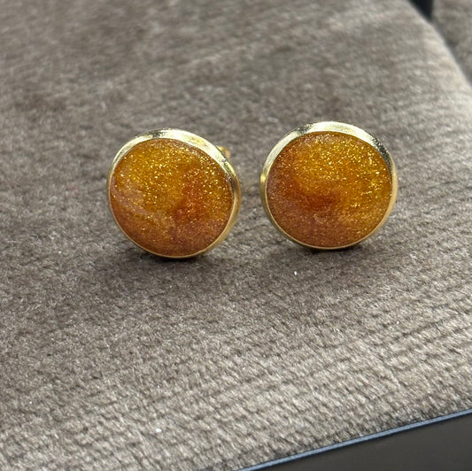 Boucles d’oreilles dorées