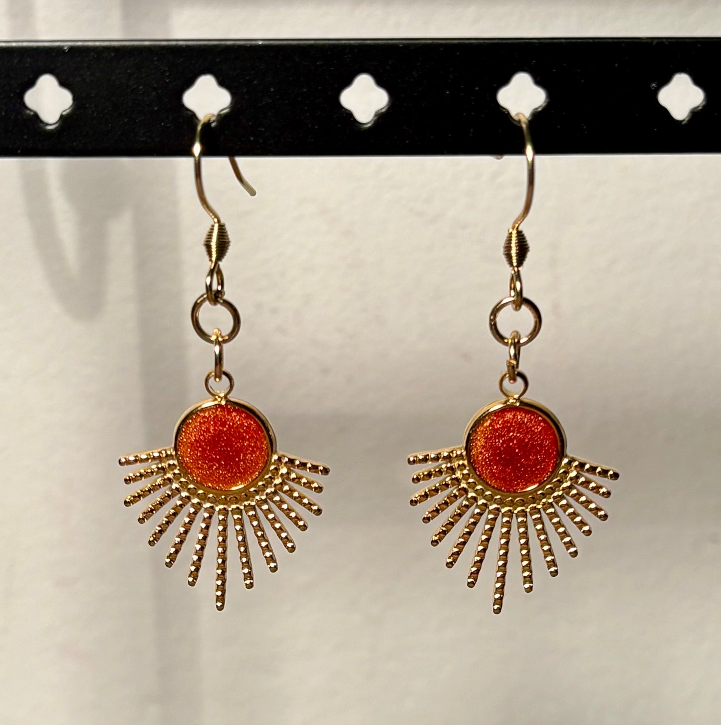 Boucles d’oreilles soleil #5