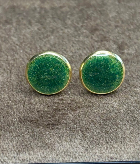 Boucles d’oreilles vertes