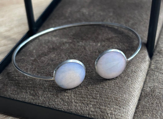 Bracelet argentée perle
